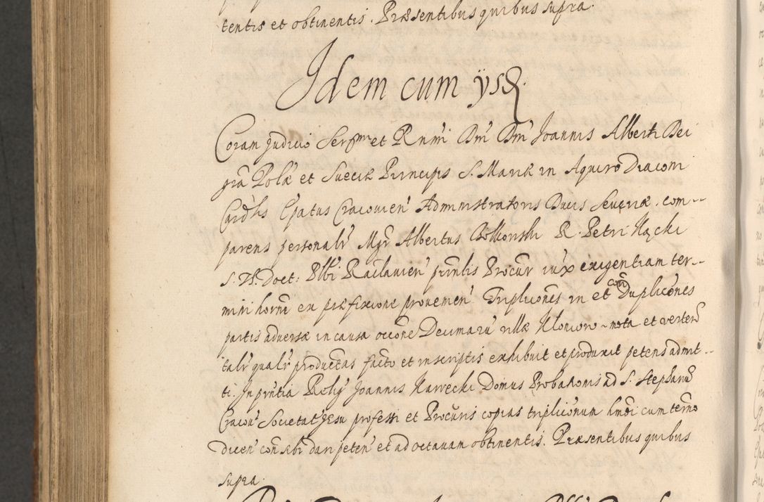 Zdjęcie nr 1078 dla obiektu archiwalnego: Acta actorum, institutionum, resignationum, provisionum, decretorum, sententiarum, inscriptionum, testamentorum, confirmationum, ingrossationum, obligationum, quietationum, constitutionum R. D. Andreae Szołdrski, episcopi Kijoviensis, Gnesnensis et Posnaniensis praepositi, cantoris Cracoviensis, Vladislaviensis canonici, R. S. M. secretarii, episcopatus Cracoviensis in spiritualibus er temporalibus deputati anno 1633, 1634 et 1635