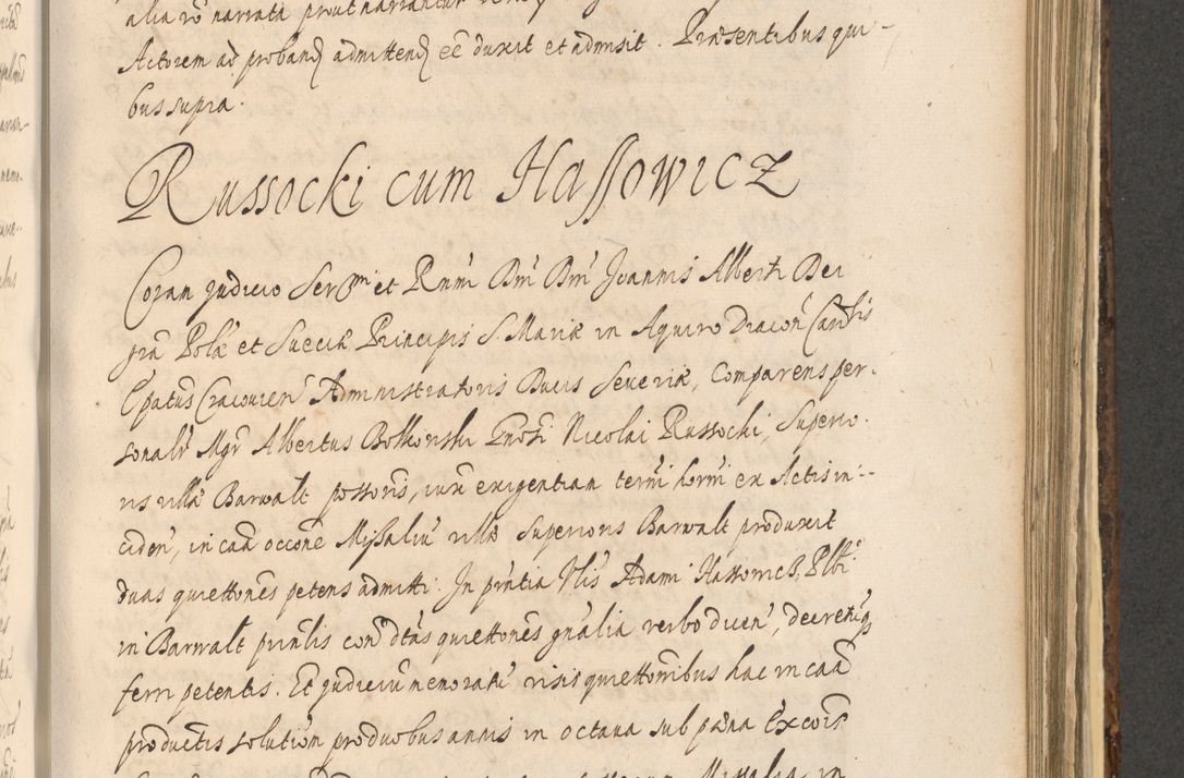 Zdjęcie nr 1071 dla obiektu archiwalnego: Acta actorum, institutionum, resignationum, provisionum, decretorum, sententiarum, inscriptionum, testamentorum, confirmationum, ingrossationum, obligationum, quietationum, constitutionum R. D. Andreae Szołdrski, episcopi Kijoviensis, Gnesnensis et Posnaniensis praepositi, cantoris Cracoviensis, Vladislaviensis canonici, R. S. M. secretarii, episcopatus Cracoviensis in spiritualibus er temporalibus deputati anno 1633, 1634 et 1635