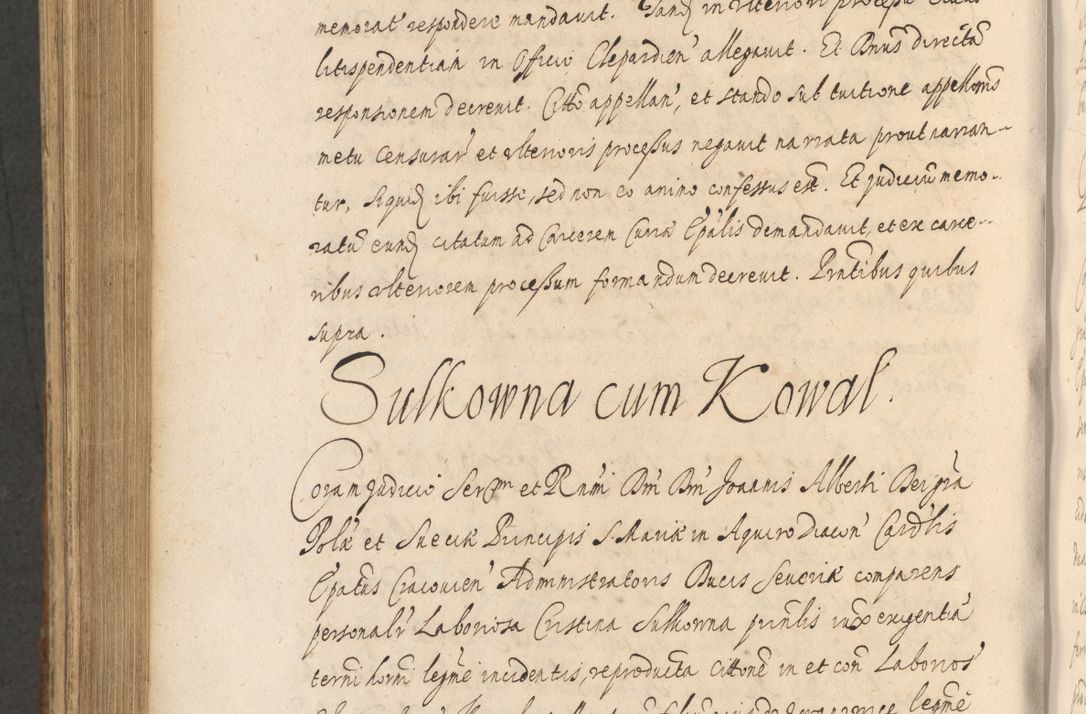 Zdjęcie nr 1070 dla obiektu archiwalnego: Acta actorum, institutionum, resignationum, provisionum, decretorum, sententiarum, inscriptionum, testamentorum, confirmationum, ingrossationum, obligationum, quietationum, constitutionum R. D. Andreae Szołdrski, episcopi Kijoviensis, Gnesnensis et Posnaniensis praepositi, cantoris Cracoviensis, Vladislaviensis canonici, R. S. M. secretarii, episcopatus Cracoviensis in spiritualibus er temporalibus deputati anno 1633, 1634 et 1635