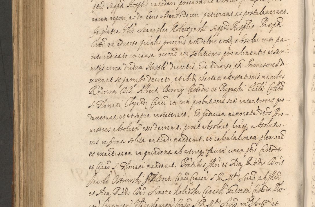 Zdjęcie nr 1068 dla obiektu archiwalnego: Acta actorum, institutionum, resignationum, provisionum, decretorum, sententiarum, inscriptionum, testamentorum, confirmationum, ingrossationum, obligationum, quietationum, constitutionum R. D. Andreae Szołdrski, episcopi Kijoviensis, Gnesnensis et Posnaniensis praepositi, cantoris Cracoviensis, Vladislaviensis canonici, R. S. M. secretarii, episcopatus Cracoviensis in spiritualibus er temporalibus deputati anno 1633, 1634 et 1635