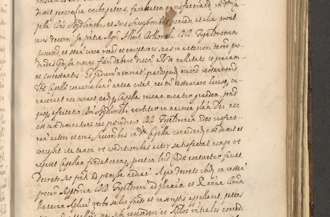 Zdjęcie nr 1065 dla obiektu archiwalnego: Acta actorum, institutionum, resignationum, provisionum, decretorum, sententiarum, inscriptionum, testamentorum, confirmationum, ingrossationum, obligationum, quietationum, constitutionum R. D. Andreae Szołdrski, episcopi Kijoviensis, Gnesnensis et Posnaniensis praepositi, cantoris Cracoviensis, Vladislaviensis canonici, R. S. M. secretarii, episcopatus Cracoviensis in spiritualibus er temporalibus deputati anno 1633, 1634 et 1635