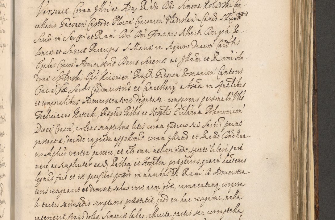 Zdjęcie nr 1063 dla obiektu archiwalnego: Acta actorum, institutionum, resignationum, provisionum, decretorum, sententiarum, inscriptionum, testamentorum, confirmationum, ingrossationum, obligationum, quietationum, constitutionum R. D. Andreae Szołdrski, episcopi Kijoviensis, Gnesnensis et Posnaniensis praepositi, cantoris Cracoviensis, Vladislaviensis canonici, R. S. M. secretarii, episcopatus Cracoviensis in spiritualibus er temporalibus deputati anno 1633, 1634 et 1635