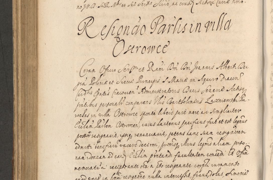 Zdjęcie nr 1056 dla obiektu archiwalnego: Acta actorum, institutionum, resignationum, provisionum, decretorum, sententiarum, inscriptionum, testamentorum, confirmationum, ingrossationum, obligationum, quietationum, constitutionum R. D. Andreae Szołdrski, episcopi Kijoviensis, Gnesnensis et Posnaniensis praepositi, cantoris Cracoviensis, Vladislaviensis canonici, R. S. M. secretarii, episcopatus Cracoviensis in spiritualibus er temporalibus deputati anno 1633, 1634 et 1635