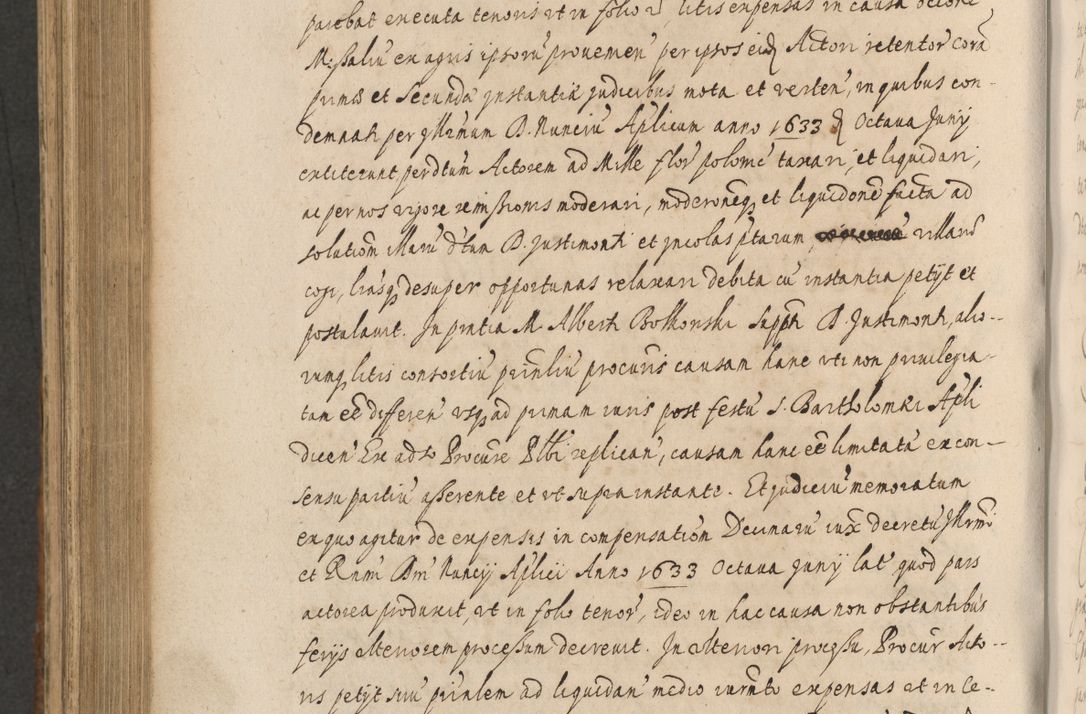 Zdjęcie nr 1052 dla obiektu archiwalnego: Acta actorum, institutionum, resignationum, provisionum, decretorum, sententiarum, inscriptionum, testamentorum, confirmationum, ingrossationum, obligationum, quietationum, constitutionum R. D. Andreae Szołdrski, episcopi Kijoviensis, Gnesnensis et Posnaniensis praepositi, cantoris Cracoviensis, Vladislaviensis canonici, R. S. M. secretarii, episcopatus Cracoviensis in spiritualibus er temporalibus deputati anno 1633, 1634 et 1635
