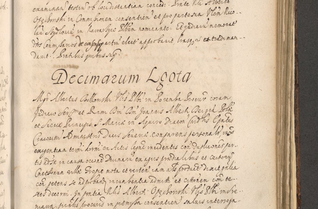 Zdjęcie nr 1051 dla obiektu archiwalnego: Acta actorum, institutionum, resignationum, provisionum, decretorum, sententiarum, inscriptionum, testamentorum, confirmationum, ingrossationum, obligationum, quietationum, constitutionum R. D. Andreae Szołdrski, episcopi Kijoviensis, Gnesnensis et Posnaniensis praepositi, cantoris Cracoviensis, Vladislaviensis canonici, R. S. M. secretarii, episcopatus Cracoviensis in spiritualibus er temporalibus deputati anno 1633, 1634 et 1635