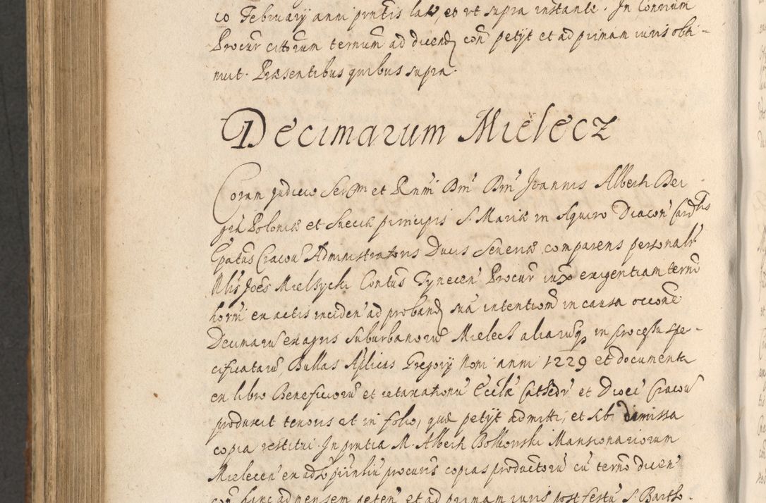 Zdjęcie nr 1050 dla obiektu archiwalnego: Acta actorum, institutionum, resignationum, provisionum, decretorum, sententiarum, inscriptionum, testamentorum, confirmationum, ingrossationum, obligationum, quietationum, constitutionum R. D. Andreae Szołdrski, episcopi Kijoviensis, Gnesnensis et Posnaniensis praepositi, cantoris Cracoviensis, Vladislaviensis canonici, R. S. M. secretarii, episcopatus Cracoviensis in spiritualibus er temporalibus deputati anno 1633, 1634 et 1635