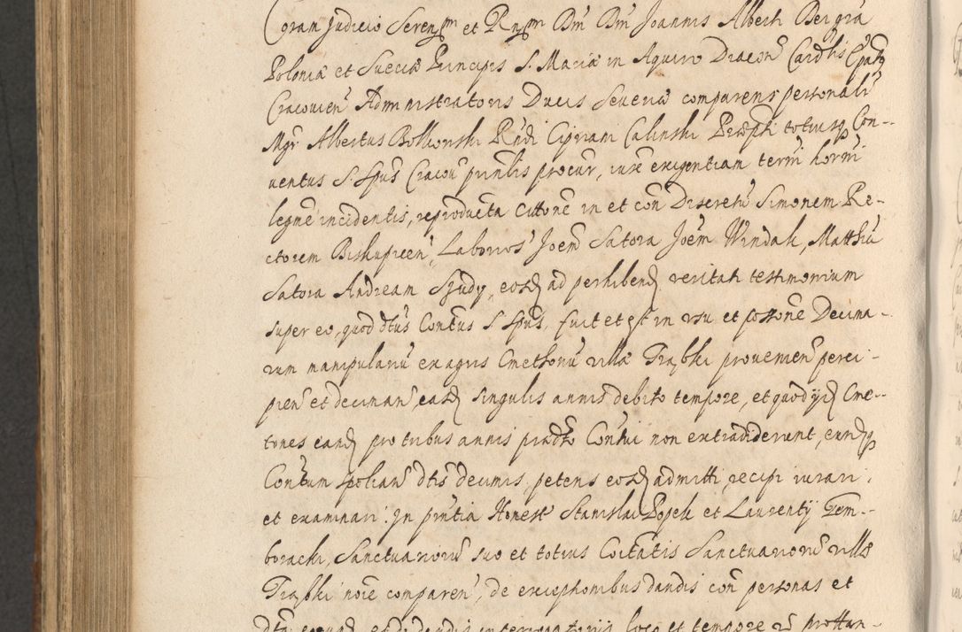 Zdjęcie nr 1046 dla obiektu archiwalnego: Acta actorum, institutionum, resignationum, provisionum, decretorum, sententiarum, inscriptionum, testamentorum, confirmationum, ingrossationum, obligationum, quietationum, constitutionum R. D. Andreae Szołdrski, episcopi Kijoviensis, Gnesnensis et Posnaniensis praepositi, cantoris Cracoviensis, Vladislaviensis canonici, R. S. M. secretarii, episcopatus Cracoviensis in spiritualibus er temporalibus deputati anno 1633, 1634 et 1635