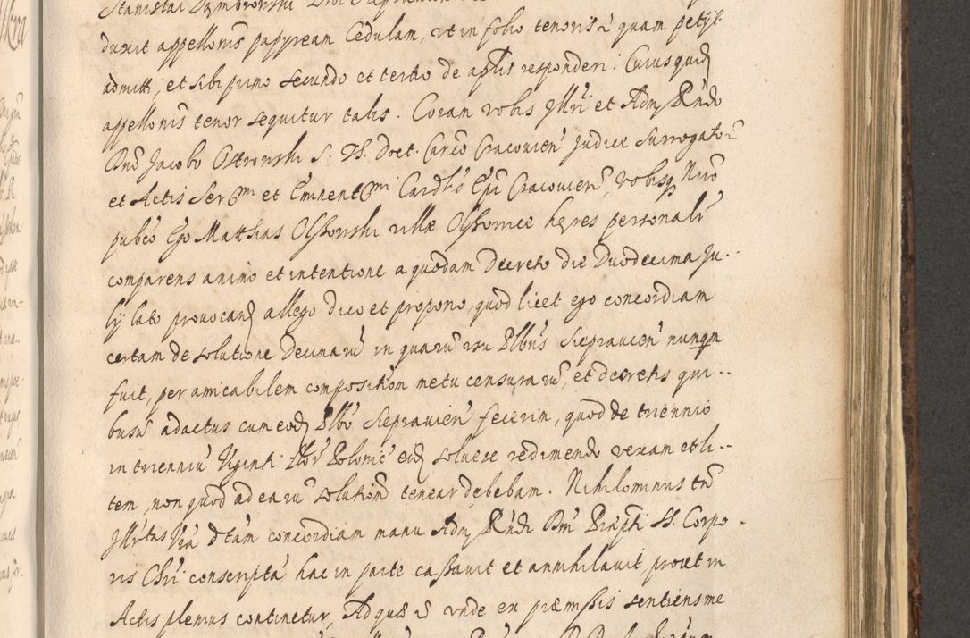 Zdjęcie nr 1045 dla obiektu archiwalnego: Acta actorum, institutionum, resignationum, provisionum, decretorum, sententiarum, inscriptionum, testamentorum, confirmationum, ingrossationum, obligationum, quietationum, constitutionum R. D. Andreae Szołdrski, episcopi Kijoviensis, Gnesnensis et Posnaniensis praepositi, cantoris Cracoviensis, Vladislaviensis canonici, R. S. M. secretarii, episcopatus Cracoviensis in spiritualibus er temporalibus deputati anno 1633, 1634 et 1635
