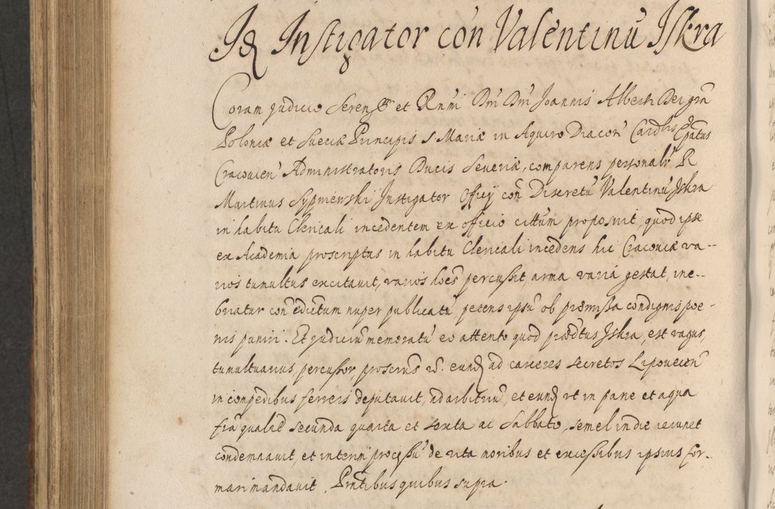 Zdjęcie nr 1044 dla obiektu archiwalnego: Acta actorum, institutionum, resignationum, provisionum, decretorum, sententiarum, inscriptionum, testamentorum, confirmationum, ingrossationum, obligationum, quietationum, constitutionum R. D. Andreae Szołdrski, episcopi Kijoviensis, Gnesnensis et Posnaniensis praepositi, cantoris Cracoviensis, Vladislaviensis canonici, R. S. M. secretarii, episcopatus Cracoviensis in spiritualibus er temporalibus deputati anno 1633, 1634 et 1635