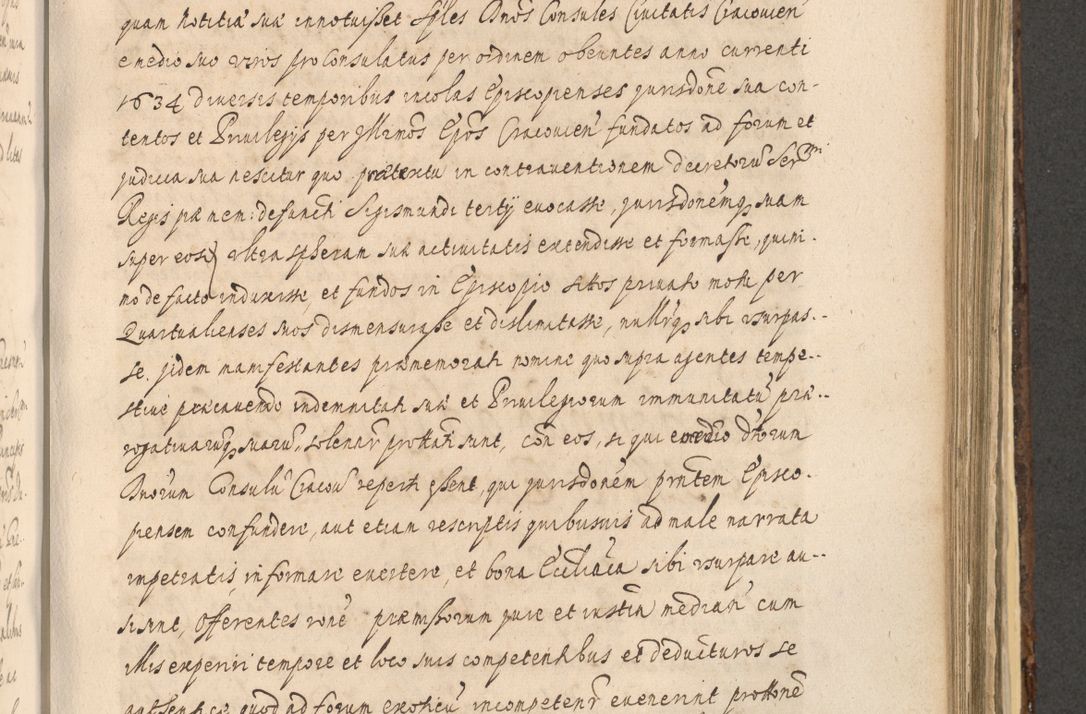 Zdjęcie nr 1041 dla obiektu archiwalnego: Acta actorum, institutionum, resignationum, provisionum, decretorum, sententiarum, inscriptionum, testamentorum, confirmationum, ingrossationum, obligationum, quietationum, constitutionum R. D. Andreae Szołdrski, episcopi Kijoviensis, Gnesnensis et Posnaniensis praepositi, cantoris Cracoviensis, Vladislaviensis canonici, R. S. M. secretarii, episcopatus Cracoviensis in spiritualibus er temporalibus deputati anno 1633, 1634 et 1635