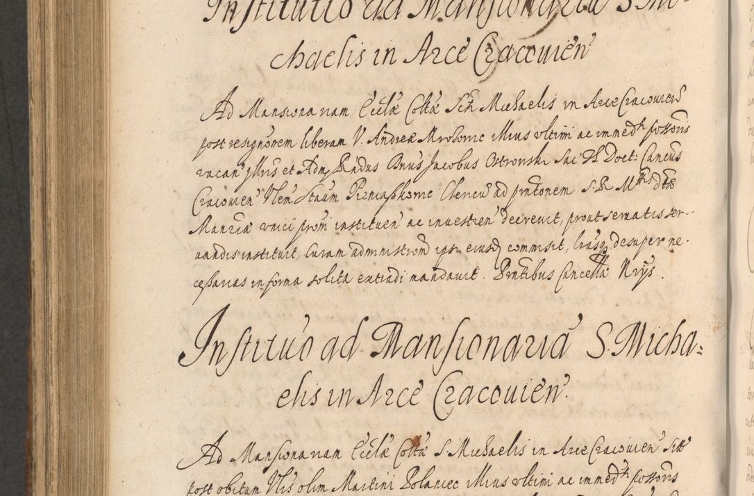 Zdjęcie nr 1038 dla obiektu archiwalnego: Acta actorum, institutionum, resignationum, provisionum, decretorum, sententiarum, inscriptionum, testamentorum, confirmationum, ingrossationum, obligationum, quietationum, constitutionum R. D. Andreae Szołdrski, episcopi Kijoviensis, Gnesnensis et Posnaniensis praepositi, cantoris Cracoviensis, Vladislaviensis canonici, R. S. M. secretarii, episcopatus Cracoviensis in spiritualibus er temporalibus deputati anno 1633, 1634 et 1635