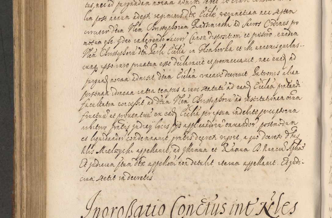 Zdjęcie nr 1034 dla obiektu archiwalnego: Acta actorum, institutionum, resignationum, provisionum, decretorum, sententiarum, inscriptionum, testamentorum, confirmationum, ingrossationum, obligationum, quietationum, constitutionum R. D. Andreae Szołdrski, episcopi Kijoviensis, Gnesnensis et Posnaniensis praepositi, cantoris Cracoviensis, Vladislaviensis canonici, R. S. M. secretarii, episcopatus Cracoviensis in spiritualibus er temporalibus deputati anno 1633, 1634 et 1635