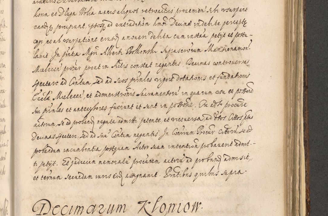 Zdjęcie nr 1029 dla obiektu archiwalnego: Acta actorum, institutionum, resignationum, provisionum, decretorum, sententiarum, inscriptionum, testamentorum, confirmationum, ingrossationum, obligationum, quietationum, constitutionum R. D. Andreae Szołdrski, episcopi Kijoviensis, Gnesnensis et Posnaniensis praepositi, cantoris Cracoviensis, Vladislaviensis canonici, R. S. M. secretarii, episcopatus Cracoviensis in spiritualibus er temporalibus deputati anno 1633, 1634 et 1635