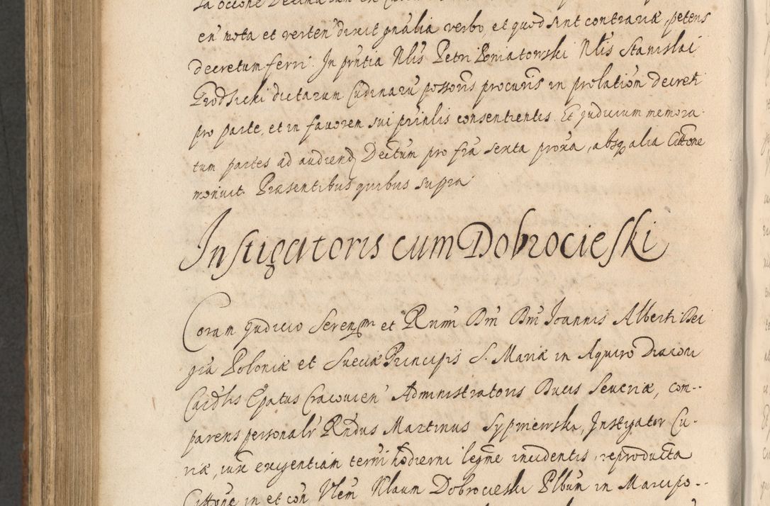Zdjęcie nr 1026 dla obiektu archiwalnego: Acta actorum, institutionum, resignationum, provisionum, decretorum, sententiarum, inscriptionum, testamentorum, confirmationum, ingrossationum, obligationum, quietationum, constitutionum R. D. Andreae Szołdrski, episcopi Kijoviensis, Gnesnensis et Posnaniensis praepositi, cantoris Cracoviensis, Vladislaviensis canonici, R. S. M. secretarii, episcopatus Cracoviensis in spiritualibus er temporalibus deputati anno 1633, 1634 et 1635