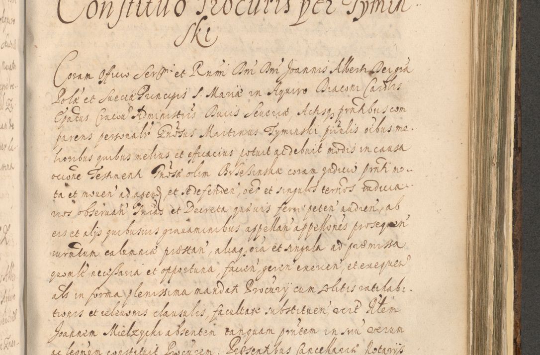 Zdjęcie nr 1213 dla obiektu archiwalnego: Acta actorum, institutionum, resignationum, provisionum, decretorum, sententiarum, inscriptionum, testamentorum, confirmationum, ingrossationum, obligationum, quietationum, constitutionum R. D. Andreae Szołdrski, episcopi Kijoviensis, Gnesnensis et Posnaniensis praepositi, cantoris Cracoviensis, Vladislaviensis canonici, R. S. M. secretarii, episcopatus Cracoviensis in spiritualibus er temporalibus deputati anno 1633, 1634 et 1635