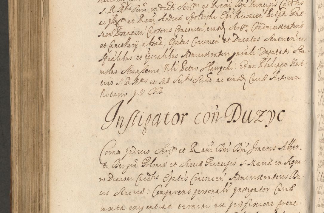 Zdjęcie nr 1216 dla obiektu archiwalnego: Acta actorum, institutionum, resignationum, provisionum, decretorum, sententiarum, inscriptionum, testamentorum, confirmationum, ingrossationum, obligationum, quietationum, constitutionum R. D. Andreae Szołdrski, episcopi Kijoviensis, Gnesnensis et Posnaniensis praepositi, cantoris Cracoviensis, Vladislaviensis canonici, R. S. M. secretarii, episcopatus Cracoviensis in spiritualibus er temporalibus deputati anno 1633, 1634 et 1635