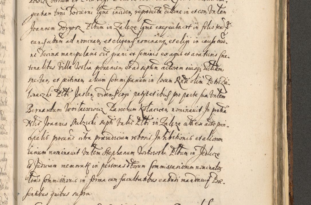 Zdjęcie nr 1403 dla obiektu archiwalnego: Acta actorum, institutionum, resignationum, provisionum, decretorum, sententiarum, inscriptionum, testamentorum, confirmationum, ingrossationum, obligationum, quietationum, constitutionum R. D. Andreae Szołdrski, episcopi Kijoviensis, Gnesnensis et Posnaniensis praepositi, cantoris Cracoviensis, Vladislaviensis canonici, R. S. M. secretarii, episcopatus Cracoviensis in spiritualibus er temporalibus deputati anno 1633, 1634 et 1635