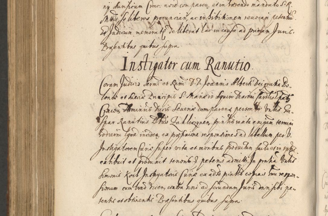 Zdjęcie nr 1394 dla obiektu archiwalnego: Acta actorum, institutionum, resignationum, provisionum, decretorum, sententiarum, inscriptionum, testamentorum, confirmationum, ingrossationum, obligationum, quietationum, constitutionum R. D. Andreae Szołdrski, episcopi Kijoviensis, Gnesnensis et Posnaniensis praepositi, cantoris Cracoviensis, Vladislaviensis canonici, R. S. M. secretarii, episcopatus Cracoviensis in spiritualibus er temporalibus deputati anno 1633, 1634 et 1635