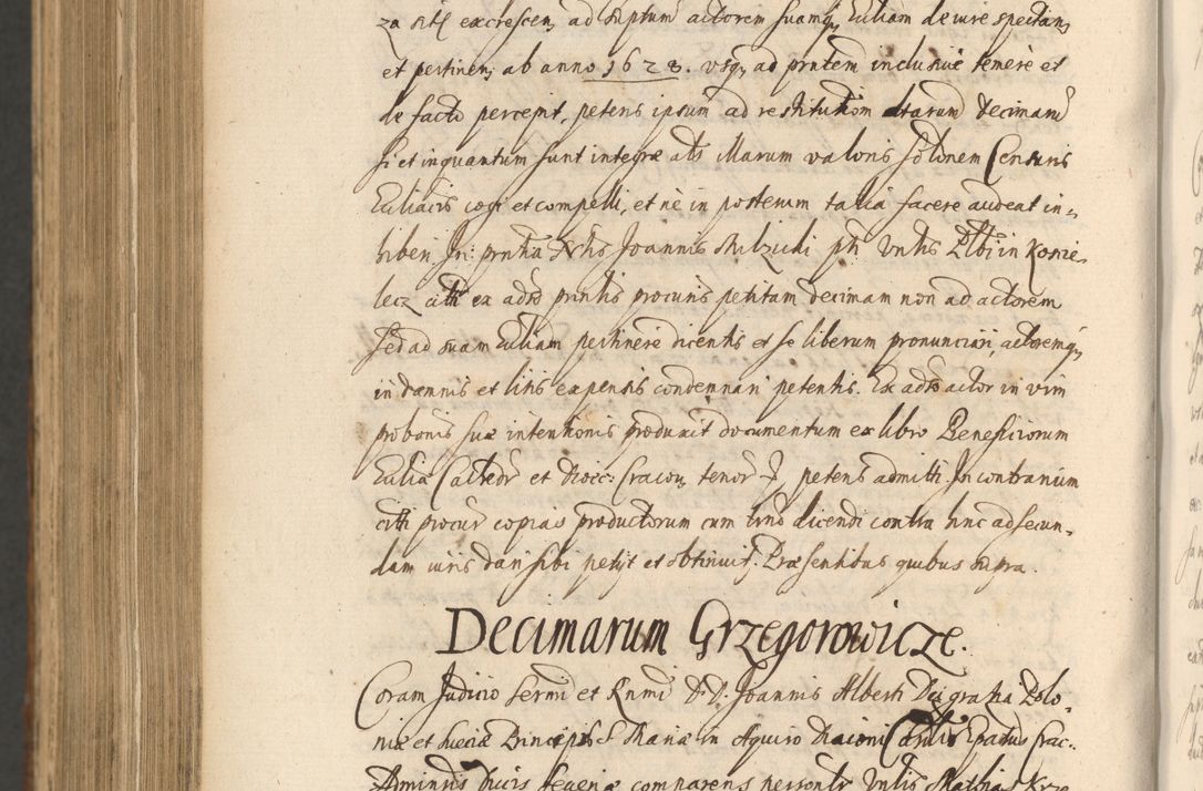 Zdjęcie nr 1392 dla obiektu archiwalnego: Acta actorum, institutionum, resignationum, provisionum, decretorum, sententiarum, inscriptionum, testamentorum, confirmationum, ingrossationum, obligationum, quietationum, constitutionum R. D. Andreae Szołdrski, episcopi Kijoviensis, Gnesnensis et Posnaniensis praepositi, cantoris Cracoviensis, Vladislaviensis canonici, R. S. M. secretarii, episcopatus Cracoviensis in spiritualibus er temporalibus deputati anno 1633, 1634 et 1635