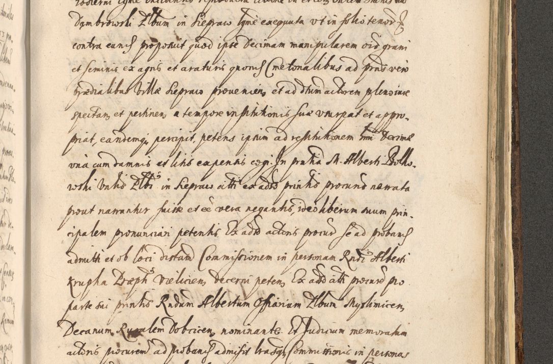 Zdjęcie nr 1391 dla obiektu archiwalnego: Acta actorum, institutionum, resignationum, provisionum, decretorum, sententiarum, inscriptionum, testamentorum, confirmationum, ingrossationum, obligationum, quietationum, constitutionum R. D. Andreae Szołdrski, episcopi Kijoviensis, Gnesnensis et Posnaniensis praepositi, cantoris Cracoviensis, Vladislaviensis canonici, R. S. M. secretarii, episcopatus Cracoviensis in spiritualibus er temporalibus deputati anno 1633, 1634 et 1635