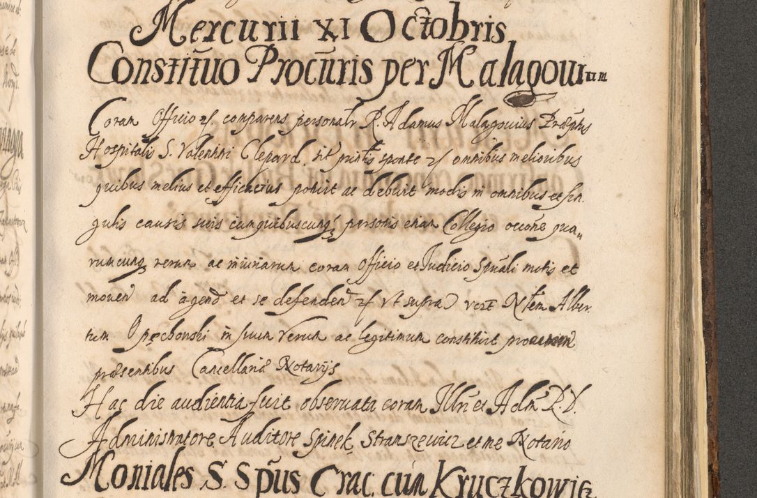 Zdjęcie nr 1377 dla obiektu archiwalnego: Acta actorum, institutionum, resignationum, provisionum, decretorum, sententiarum, inscriptionum, testamentorum, confirmationum, ingrossationum, obligationum, quietationum, constitutionum R. D. Andreae Szołdrski, episcopi Kijoviensis, Gnesnensis et Posnaniensis praepositi, cantoris Cracoviensis, Vladislaviensis canonici, R. S. M. secretarii, episcopatus Cracoviensis in spiritualibus er temporalibus deputati anno 1633, 1634 et 1635