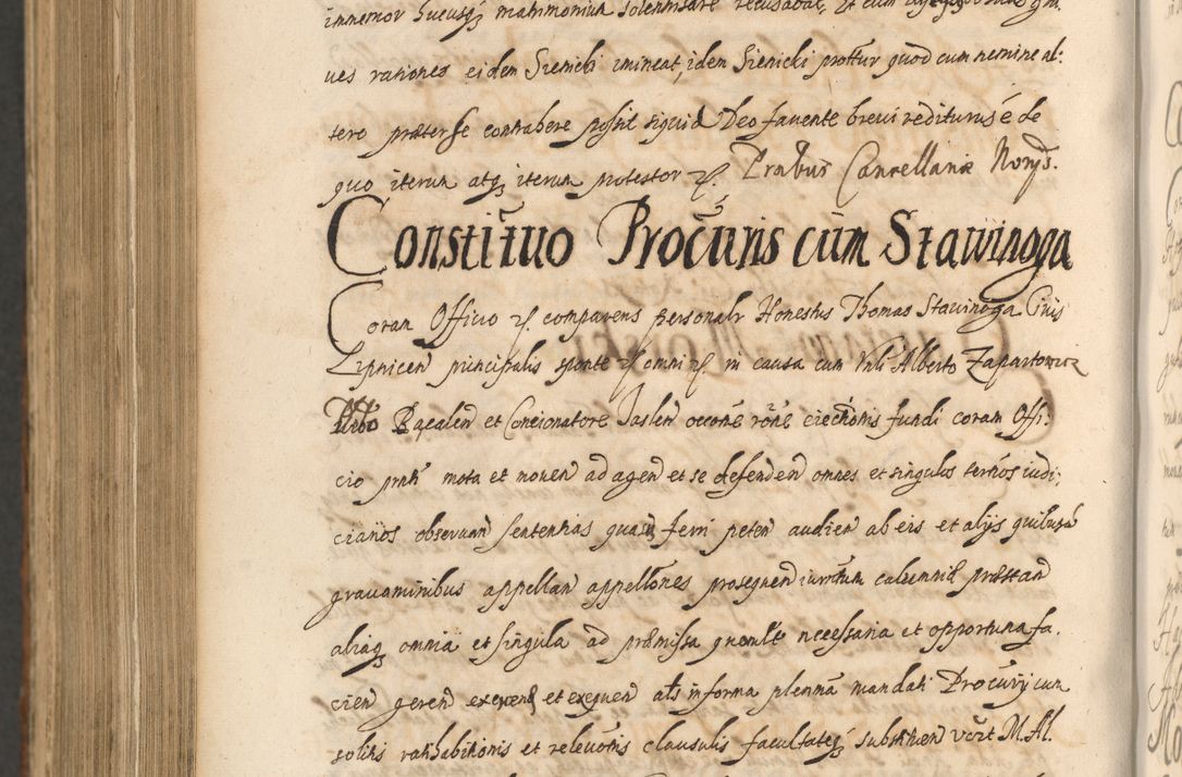 Zdjęcie nr 1376 dla obiektu archiwalnego: Acta actorum, institutionum, resignationum, provisionum, decretorum, sententiarum, inscriptionum, testamentorum, confirmationum, ingrossationum, obligationum, quietationum, constitutionum R. D. Andreae Szołdrski, episcopi Kijoviensis, Gnesnensis et Posnaniensis praepositi, cantoris Cracoviensis, Vladislaviensis canonici, R. S. M. secretarii, episcopatus Cracoviensis in spiritualibus er temporalibus deputati anno 1633, 1634 et 1635