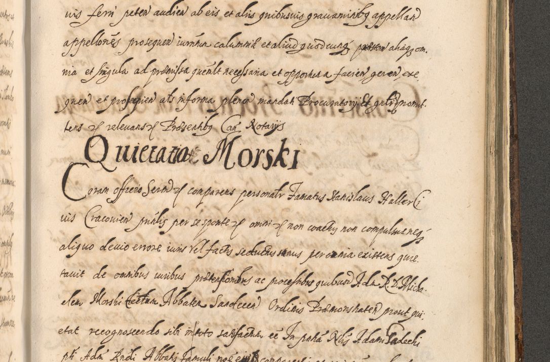 Zdjęcie nr 1375 dla obiektu archiwalnego: Acta actorum, institutionum, resignationum, provisionum, decretorum, sententiarum, inscriptionum, testamentorum, confirmationum, ingrossationum, obligationum, quietationum, constitutionum R. D. Andreae Szołdrski, episcopi Kijoviensis, Gnesnensis et Posnaniensis praepositi, cantoris Cracoviensis, Vladislaviensis canonici, R. S. M. secretarii, episcopatus Cracoviensis in spiritualibus er temporalibus deputati anno 1633, 1634 et 1635
