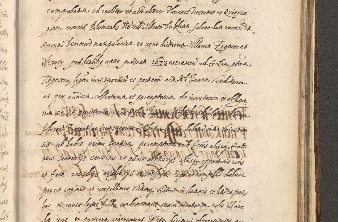 Zdjęcie nr 1371 dla obiektu archiwalnego: Acta actorum, institutionum, resignationum, provisionum, decretorum, sententiarum, inscriptionum, testamentorum, confirmationum, ingrossationum, obligationum, quietationum, constitutionum R. D. Andreae Szołdrski, episcopi Kijoviensis, Gnesnensis et Posnaniensis praepositi, cantoris Cracoviensis, Vladislaviensis canonici, R. S. M. secretarii, episcopatus Cracoviensis in spiritualibus er temporalibus deputati anno 1633, 1634 et 1635