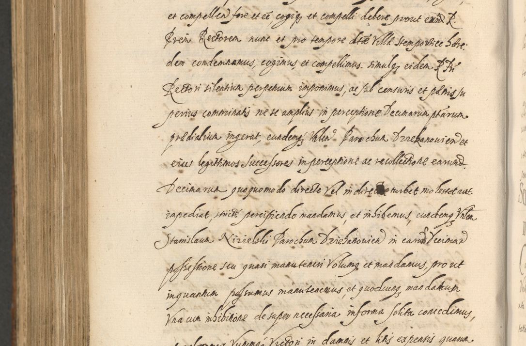 Zdjęcie nr 1368 dla obiektu archiwalnego: Acta actorum, institutionum, resignationum, provisionum, decretorum, sententiarum, inscriptionum, testamentorum, confirmationum, ingrossationum, obligationum, quietationum, constitutionum R. D. Andreae Szołdrski, episcopi Kijoviensis, Gnesnensis et Posnaniensis praepositi, cantoris Cracoviensis, Vladislaviensis canonici, R. S. M. secretarii, episcopatus Cracoviensis in spiritualibus er temporalibus deputati anno 1633, 1634 et 1635