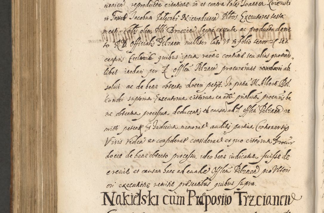 Zdjęcie nr 1364 dla obiektu archiwalnego: Acta actorum, institutionum, resignationum, provisionum, decretorum, sententiarum, inscriptionum, testamentorum, confirmationum, ingrossationum, obligationum, quietationum, constitutionum R. D. Andreae Szołdrski, episcopi Kijoviensis, Gnesnensis et Posnaniensis praepositi, cantoris Cracoviensis, Vladislaviensis canonici, R. S. M. secretarii, episcopatus Cracoviensis in spiritualibus er temporalibus deputati anno 1633, 1634 et 1635