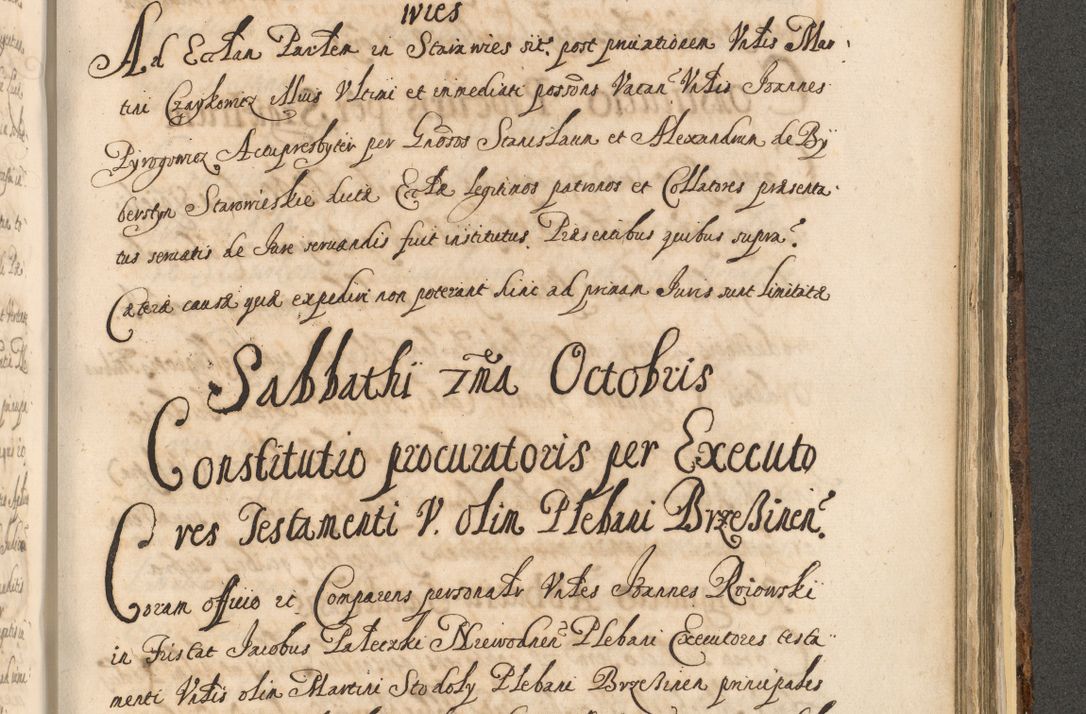 Zdjęcie nr 1359 dla obiektu archiwalnego: Acta actorum, institutionum, resignationum, provisionum, decretorum, sententiarum, inscriptionum, testamentorum, confirmationum, ingrossationum, obligationum, quietationum, constitutionum R. D. Andreae Szołdrski, episcopi Kijoviensis, Gnesnensis et Posnaniensis praepositi, cantoris Cracoviensis, Vladislaviensis canonici, R. S. M. secretarii, episcopatus Cracoviensis in spiritualibus er temporalibus deputati anno 1633, 1634 et 1635