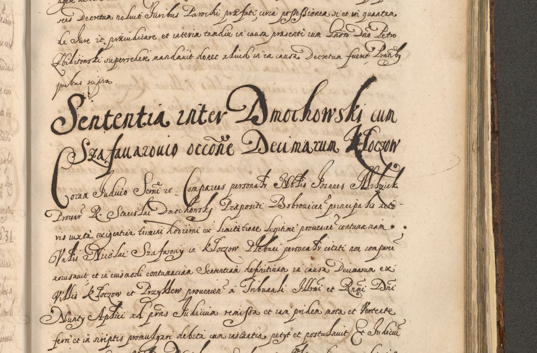 Zdjęcie nr 1355 dla obiektu archiwalnego: Acta actorum, institutionum, resignationum, provisionum, decretorum, sententiarum, inscriptionum, testamentorum, confirmationum, ingrossationum, obligationum, quietationum, constitutionum R. D. Andreae Szołdrski, episcopi Kijoviensis, Gnesnensis et Posnaniensis praepositi, cantoris Cracoviensis, Vladislaviensis canonici, R. S. M. secretarii, episcopatus Cracoviensis in spiritualibus er temporalibus deputati anno 1633, 1634 et 1635
