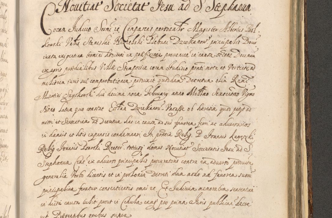 Zdjęcie nr 1353 dla obiektu archiwalnego: Acta actorum, institutionum, resignationum, provisionum, decretorum, sententiarum, inscriptionum, testamentorum, confirmationum, ingrossationum, obligationum, quietationum, constitutionum R. D. Andreae Szołdrski, episcopi Kijoviensis, Gnesnensis et Posnaniensis praepositi, cantoris Cracoviensis, Vladislaviensis canonici, R. S. M. secretarii, episcopatus Cracoviensis in spiritualibus er temporalibus deputati anno 1633, 1634 et 1635