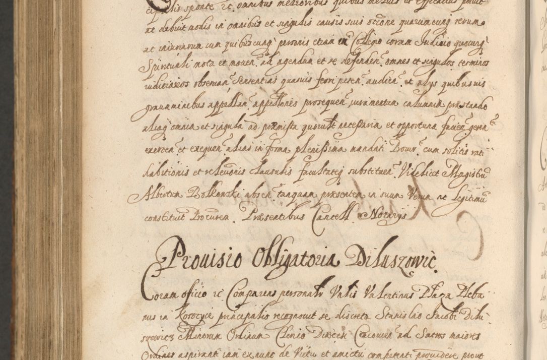 Zdjęcie nr 1334 dla obiektu archiwalnego: Acta actorum, institutionum, resignationum, provisionum, decretorum, sententiarum, inscriptionum, testamentorum, confirmationum, ingrossationum, obligationum, quietationum, constitutionum R. D. Andreae Szołdrski, episcopi Kijoviensis, Gnesnensis et Posnaniensis praepositi, cantoris Cracoviensis, Vladislaviensis canonici, R. S. M. secretarii, episcopatus Cracoviensis in spiritualibus er temporalibus deputati anno 1633, 1634 et 1635