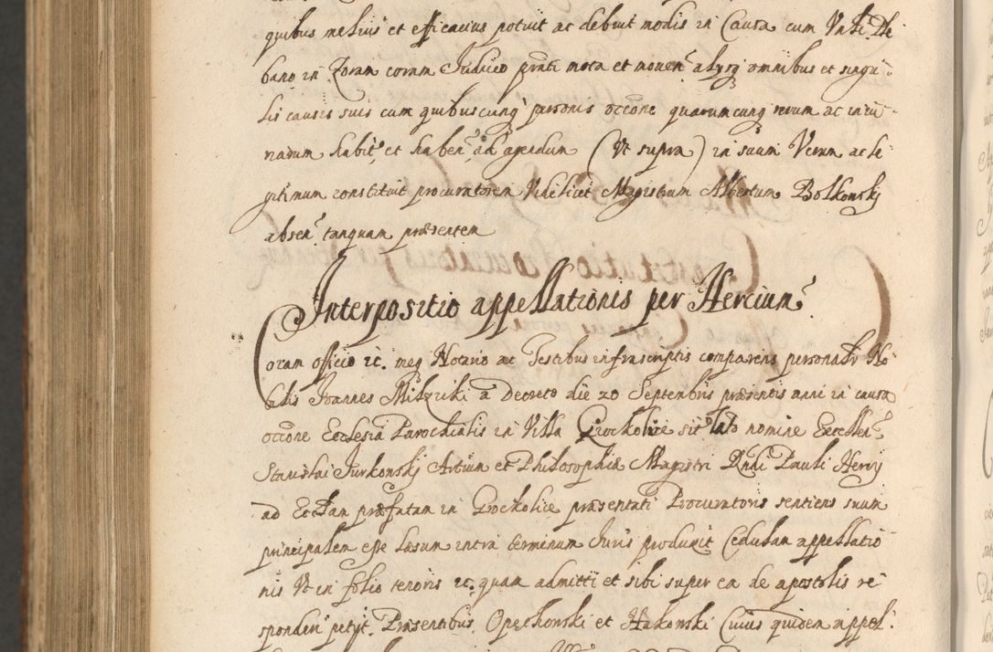Zdjęcie nr 1332 dla obiektu archiwalnego: Acta actorum, institutionum, resignationum, provisionum, decretorum, sententiarum, inscriptionum, testamentorum, confirmationum, ingrossationum, obligationum, quietationum, constitutionum R. D. Andreae Szołdrski, episcopi Kijoviensis, Gnesnensis et Posnaniensis praepositi, cantoris Cracoviensis, Vladislaviensis canonici, R. S. M. secretarii, episcopatus Cracoviensis in spiritualibus er temporalibus deputati anno 1633, 1634 et 1635