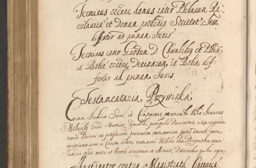 Zdjęcie nr 1318 dla obiektu archiwalnego: Acta actorum, institutionum, resignationum, provisionum, decretorum, sententiarum, inscriptionum, testamentorum, confirmationum, ingrossationum, obligationum, quietationum, constitutionum R. D. Andreae Szołdrski, episcopi Kijoviensis, Gnesnensis et Posnaniensis praepositi, cantoris Cracoviensis, Vladislaviensis canonici, R. S. M. secretarii, episcopatus Cracoviensis in spiritualibus er temporalibus deputati anno 1633, 1634 et 1635