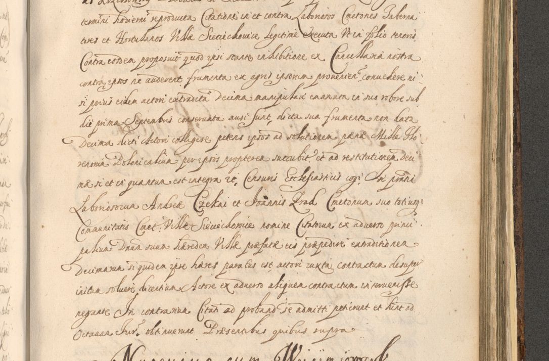 Zdjęcie nr 1313 dla obiektu archiwalnego: Acta actorum, institutionum, resignationum, provisionum, decretorum, sententiarum, inscriptionum, testamentorum, confirmationum, ingrossationum, obligationum, quietationum, constitutionum R. D. Andreae Szołdrski, episcopi Kijoviensis, Gnesnensis et Posnaniensis praepositi, cantoris Cracoviensis, Vladislaviensis canonici, R. S. M. secretarii, episcopatus Cracoviensis in spiritualibus er temporalibus deputati anno 1633, 1634 et 1635