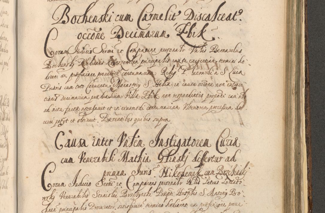 Zdjęcie nr 1307 dla obiektu archiwalnego: Acta actorum, institutionum, resignationum, provisionum, decretorum, sententiarum, inscriptionum, testamentorum, confirmationum, ingrossationum, obligationum, quietationum, constitutionum R. D. Andreae Szołdrski, episcopi Kijoviensis, Gnesnensis et Posnaniensis praepositi, cantoris Cracoviensis, Vladislaviensis canonici, R. S. M. secretarii, episcopatus Cracoviensis in spiritualibus er temporalibus deputati anno 1633, 1634 et 1635