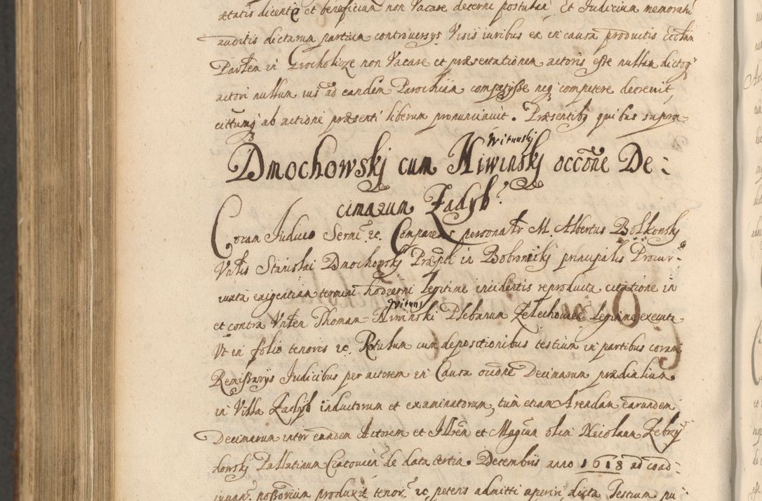 Zdjęcie nr 1304 dla obiektu archiwalnego: Acta actorum, institutionum, resignationum, provisionum, decretorum, sententiarum, inscriptionum, testamentorum, confirmationum, ingrossationum, obligationum, quietationum, constitutionum R. D. Andreae Szołdrski, episcopi Kijoviensis, Gnesnensis et Posnaniensis praepositi, cantoris Cracoviensis, Vladislaviensis canonici, R. S. M. secretarii, episcopatus Cracoviensis in spiritualibus er temporalibus deputati anno 1633, 1634 et 1635