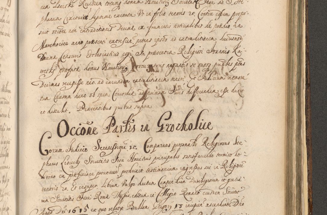 Zdjęcie nr 1303 dla obiektu archiwalnego: Acta actorum, institutionum, resignationum, provisionum, decretorum, sententiarum, inscriptionum, testamentorum, confirmationum, ingrossationum, obligationum, quietationum, constitutionum R. D. Andreae Szołdrski, episcopi Kijoviensis, Gnesnensis et Posnaniensis praepositi, cantoris Cracoviensis, Vladislaviensis canonici, R. S. M. secretarii, episcopatus Cracoviensis in spiritualibus er temporalibus deputati anno 1633, 1634 et 1635