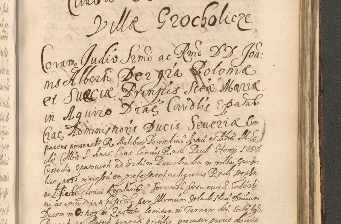 Zdjęcie nr 1289 dla obiektu archiwalnego: Acta actorum, institutionum, resignationum, provisionum, decretorum, sententiarum, inscriptionum, testamentorum, confirmationum, ingrossationum, obligationum, quietationum, constitutionum R. D. Andreae Szołdrski, episcopi Kijoviensis, Gnesnensis et Posnaniensis praepositi, cantoris Cracoviensis, Vladislaviensis canonici, R. S. M. secretarii, episcopatus Cracoviensis in spiritualibus er temporalibus deputati anno 1633, 1634 et 1635