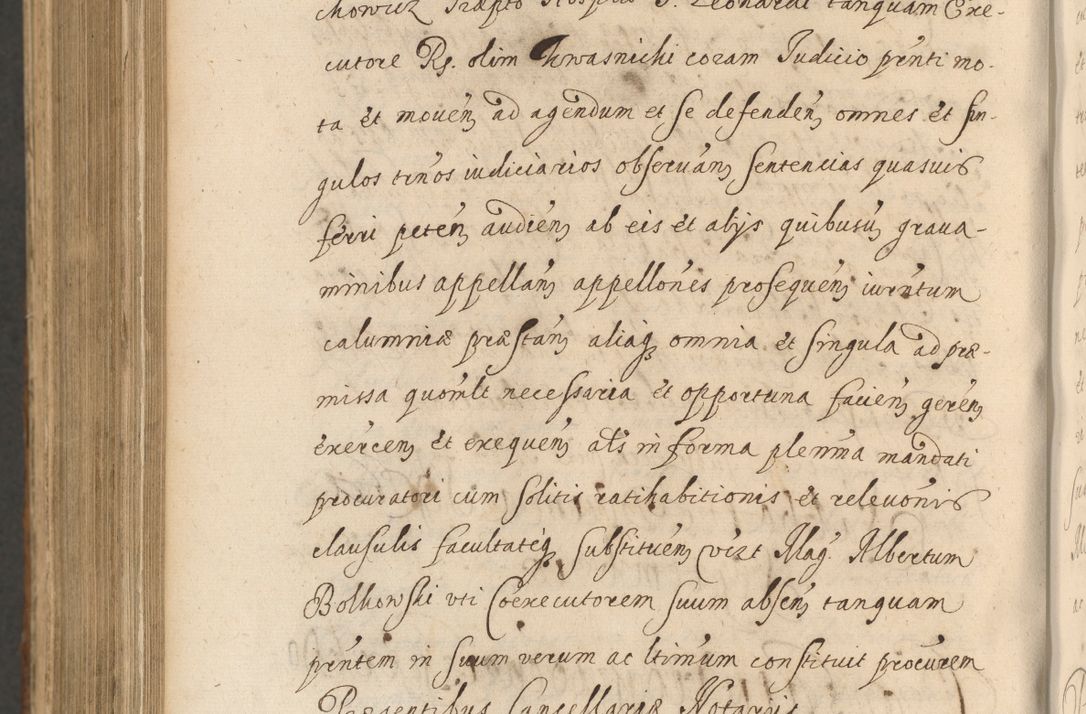 Zdjęcie nr 1278 dla obiektu archiwalnego: Acta actorum, institutionum, resignationum, provisionum, decretorum, sententiarum, inscriptionum, testamentorum, confirmationum, ingrossationum, obligationum, quietationum, constitutionum R. D. Andreae Szołdrski, episcopi Kijoviensis, Gnesnensis et Posnaniensis praepositi, cantoris Cracoviensis, Vladislaviensis canonici, R. S. M. secretarii, episcopatus Cracoviensis in spiritualibus er temporalibus deputati anno 1633, 1634 et 1635