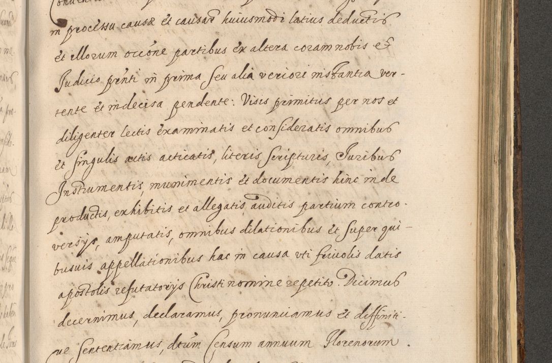 Zdjęcie nr 1275 dla obiektu archiwalnego: Acta actorum, institutionum, resignationum, provisionum, decretorum, sententiarum, inscriptionum, testamentorum, confirmationum, ingrossationum, obligationum, quietationum, constitutionum R. D. Andreae Szołdrski, episcopi Kijoviensis, Gnesnensis et Posnaniensis praepositi, cantoris Cracoviensis, Vladislaviensis canonici, R. S. M. secretarii, episcopatus Cracoviensis in spiritualibus er temporalibus deputati anno 1633, 1634 et 1635