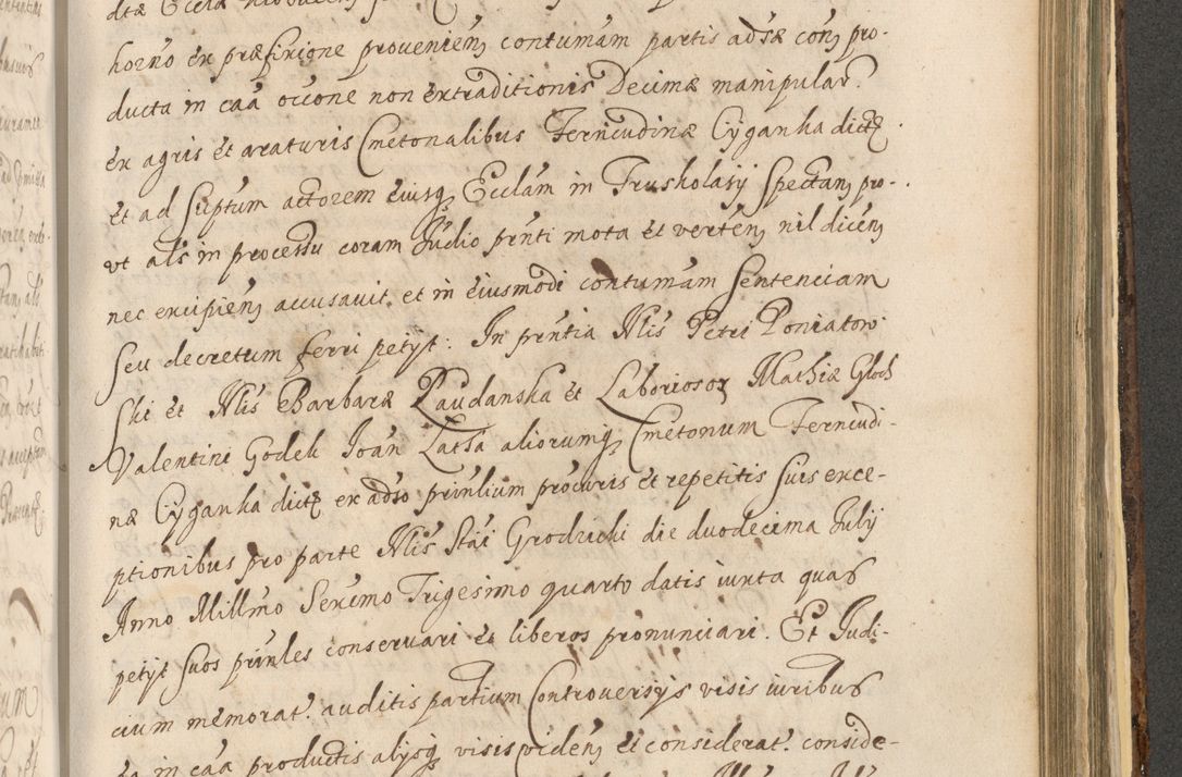 Zdjęcie nr 1261 dla obiektu archiwalnego: Acta actorum, institutionum, resignationum, provisionum, decretorum, sententiarum, inscriptionum, testamentorum, confirmationum, ingrossationum, obligationum, quietationum, constitutionum R. D. Andreae Szołdrski, episcopi Kijoviensis, Gnesnensis et Posnaniensis praepositi, cantoris Cracoviensis, Vladislaviensis canonici, R. S. M. secretarii, episcopatus Cracoviensis in spiritualibus er temporalibus deputati anno 1633, 1634 et 1635