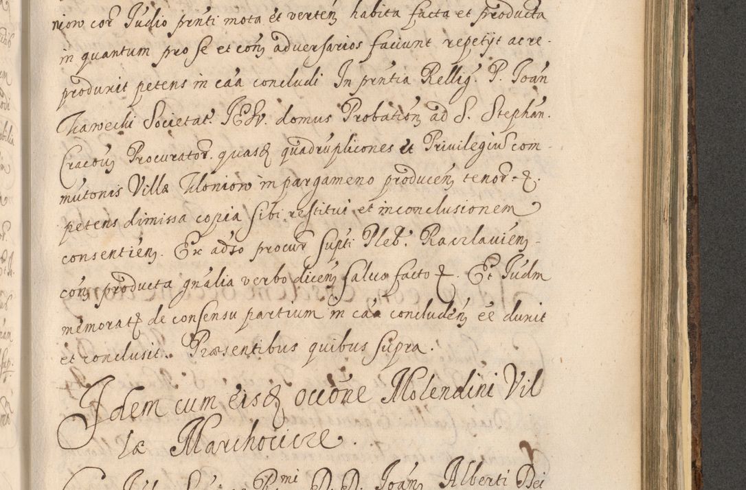 Zdjęcie nr 1253 dla obiektu archiwalnego: Acta actorum, institutionum, resignationum, provisionum, decretorum, sententiarum, inscriptionum, testamentorum, confirmationum, ingrossationum, obligationum, quietationum, constitutionum R. D. Andreae Szołdrski, episcopi Kijoviensis, Gnesnensis et Posnaniensis praepositi, cantoris Cracoviensis, Vladislaviensis canonici, R. S. M. secretarii, episcopatus Cracoviensis in spiritualibus er temporalibus deputati anno 1633, 1634 et 1635