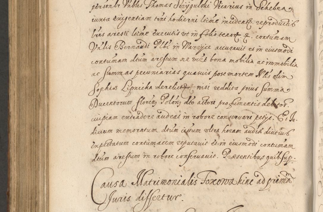 Zdjęcie nr 1252 dla obiektu archiwalnego: Acta actorum, institutionum, resignationum, provisionum, decretorum, sententiarum, inscriptionum, testamentorum, confirmationum, ingrossationum, obligationum, quietationum, constitutionum R. D. Andreae Szołdrski, episcopi Kijoviensis, Gnesnensis et Posnaniensis praepositi, cantoris Cracoviensis, Vladislaviensis canonici, R. S. M. secretarii, episcopatus Cracoviensis in spiritualibus er temporalibus deputati anno 1633, 1634 et 1635