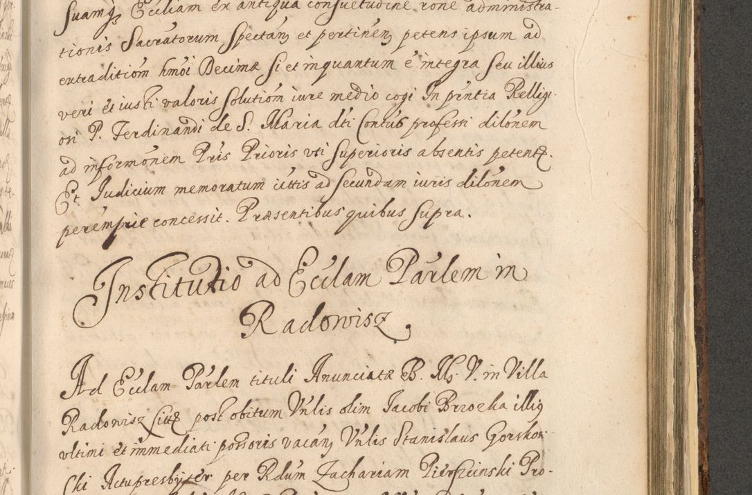 Zdjęcie nr 1251 dla obiektu archiwalnego: Acta actorum, institutionum, resignationum, provisionum, decretorum, sententiarum, inscriptionum, testamentorum, confirmationum, ingrossationum, obligationum, quietationum, constitutionum R. D. Andreae Szołdrski, episcopi Kijoviensis, Gnesnensis et Posnaniensis praepositi, cantoris Cracoviensis, Vladislaviensis canonici, R. S. M. secretarii, episcopatus Cracoviensis in spiritualibus er temporalibus deputati anno 1633, 1634 et 1635