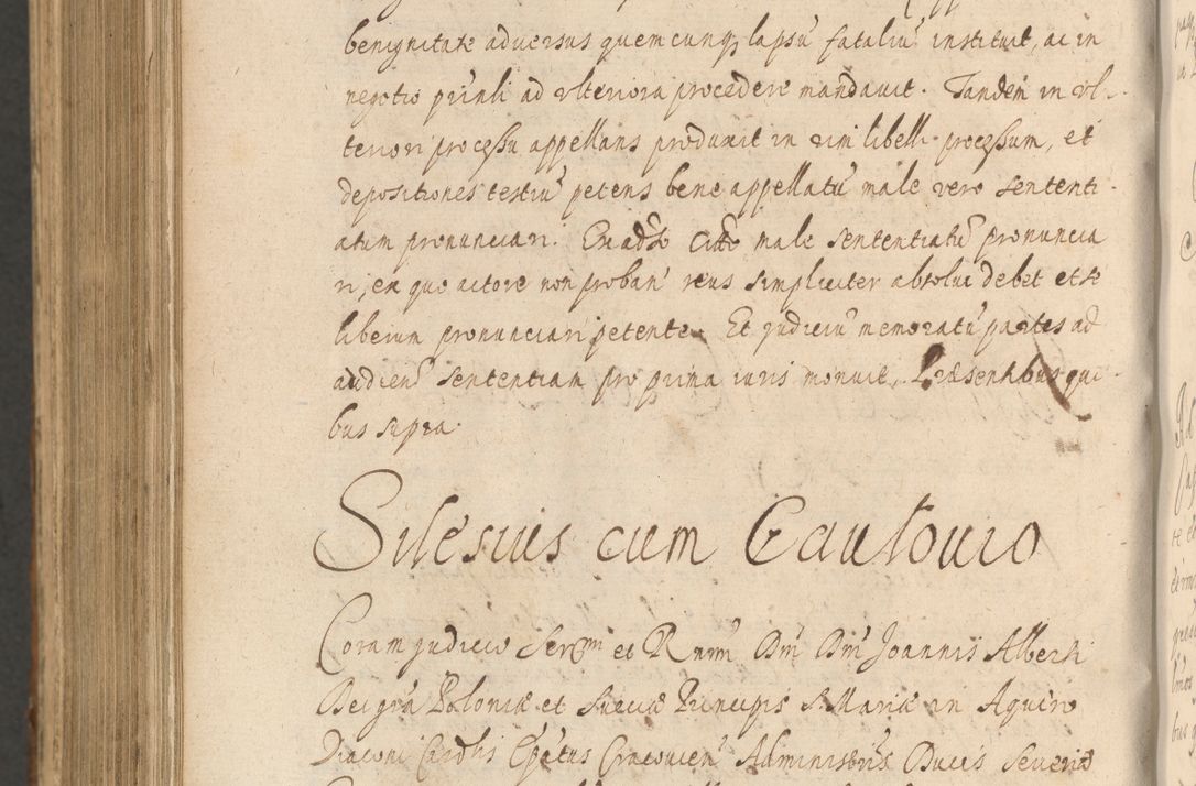 Zdjęcie nr 1246 dla obiektu archiwalnego: Acta actorum, institutionum, resignationum, provisionum, decretorum, sententiarum, inscriptionum, testamentorum, confirmationum, ingrossationum, obligationum, quietationum, constitutionum R. D. Andreae Szołdrski, episcopi Kijoviensis, Gnesnensis et Posnaniensis praepositi, cantoris Cracoviensis, Vladislaviensis canonici, R. S. M. secretarii, episcopatus Cracoviensis in spiritualibus er temporalibus deputati anno 1633, 1634 et 1635