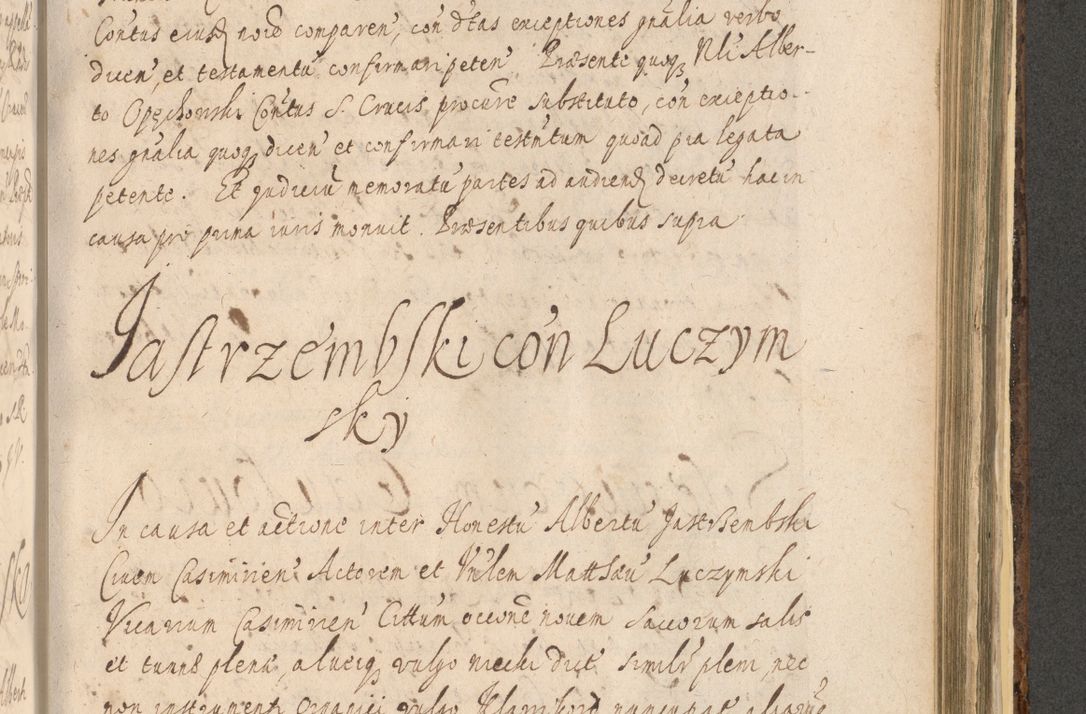Zdjęcie nr 1245 dla obiektu archiwalnego: Acta actorum, institutionum, resignationum, provisionum, decretorum, sententiarum, inscriptionum, testamentorum, confirmationum, ingrossationum, obligationum, quietationum, constitutionum R. D. Andreae Szołdrski, episcopi Kijoviensis, Gnesnensis et Posnaniensis praepositi, cantoris Cracoviensis, Vladislaviensis canonici, R. S. M. secretarii, episcopatus Cracoviensis in spiritualibus er temporalibus deputati anno 1633, 1634 et 1635