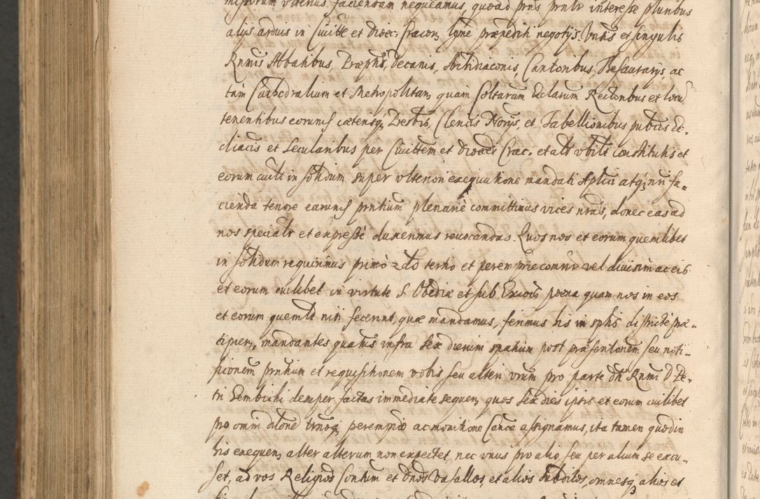 Zdjęcie nr 1228 dla obiektu archiwalnego: Acta actorum, institutionum, resignationum, provisionum, decretorum, sententiarum, inscriptionum, testamentorum, confirmationum, ingrossationum, obligationum, quietationum, constitutionum R. D. Andreae Szołdrski, episcopi Kijoviensis, Gnesnensis et Posnaniensis praepositi, cantoris Cracoviensis, Vladislaviensis canonici, R. S. M. secretarii, episcopatus Cracoviensis in spiritualibus er temporalibus deputati anno 1633, 1634 et 1635